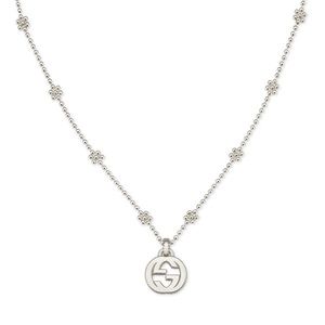 Gucci Interlocking G necklace in silver